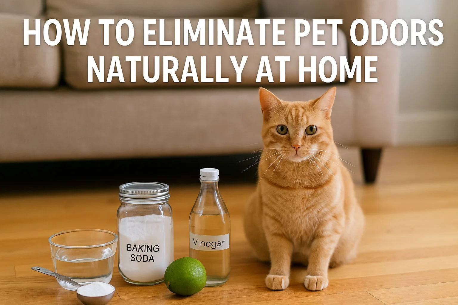 Professional header image for step-by-step guide: How to Eliminate Pet Odors Naturally at Home