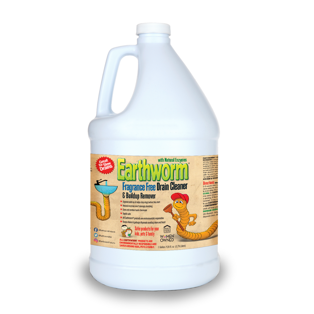 Earthworm® Fragrance Free Drain Cleaner