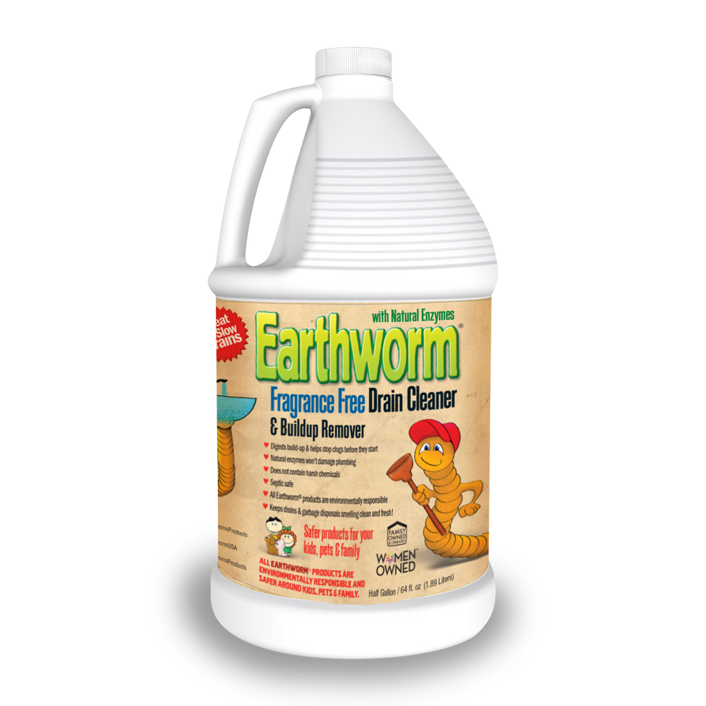 Earthworm® Fragrance Free Drain Cleaner