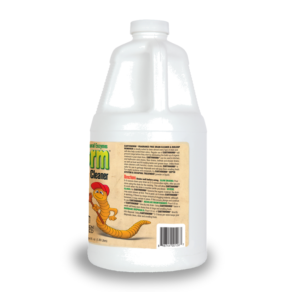 Earthworm® Fragrance Free Drain Cleaner