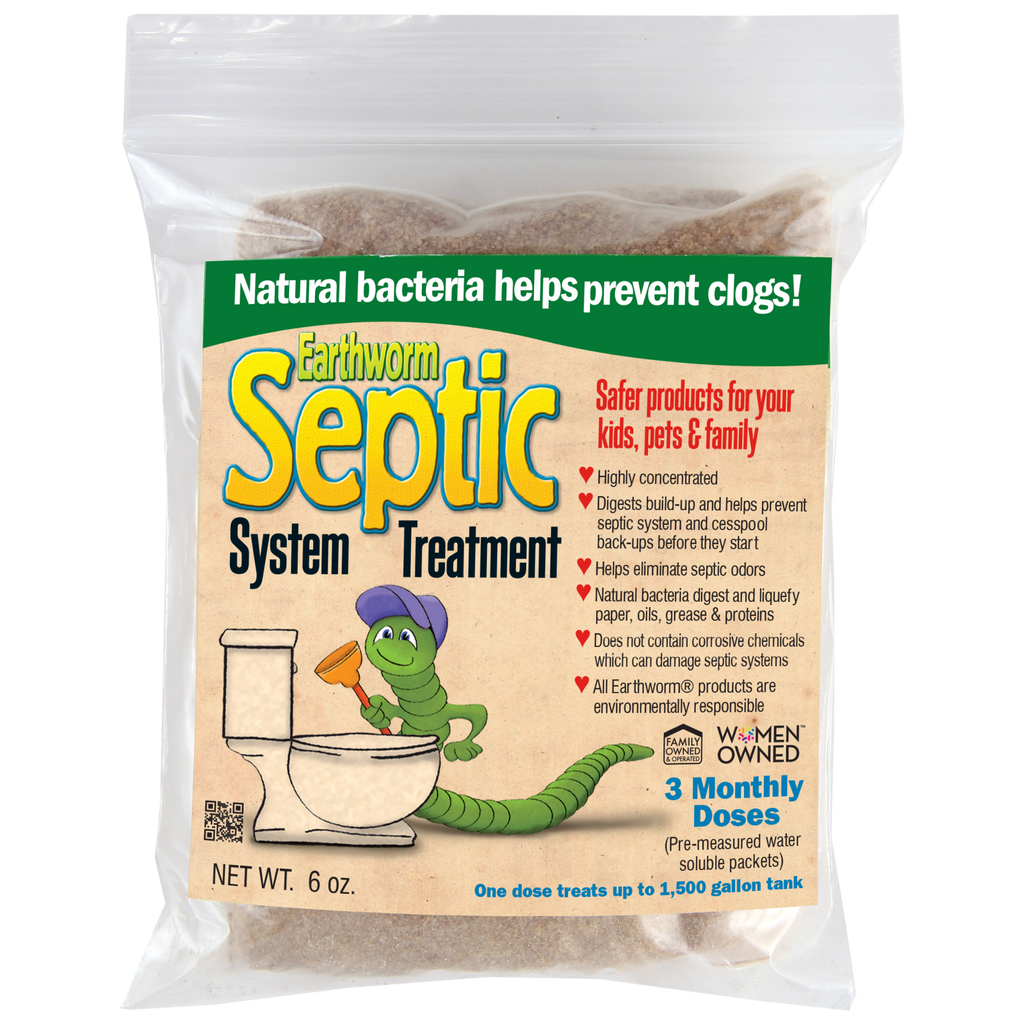 Earthworm® Septic System Treatment Pre-measured doses