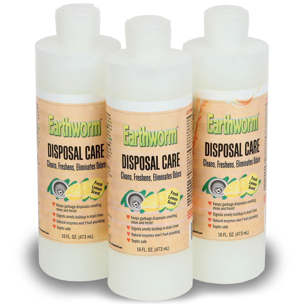Garbage Disposal Care Earthworm - Clean Earth Brands