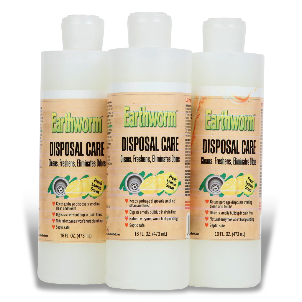 Garbage Disposal Care Earthworm - Clean Earth Brands