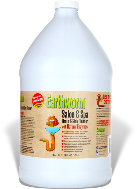 Earthworm® Salon & Spa Drain & Sink Cleaner Earthworm - Clean Earth Brands