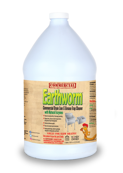 Earthworm® Commercial Drain Line & Grease Trap Cleaner