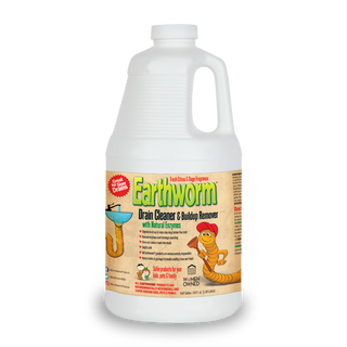Earthworm Drain Cleaner, 64 ounce bottle