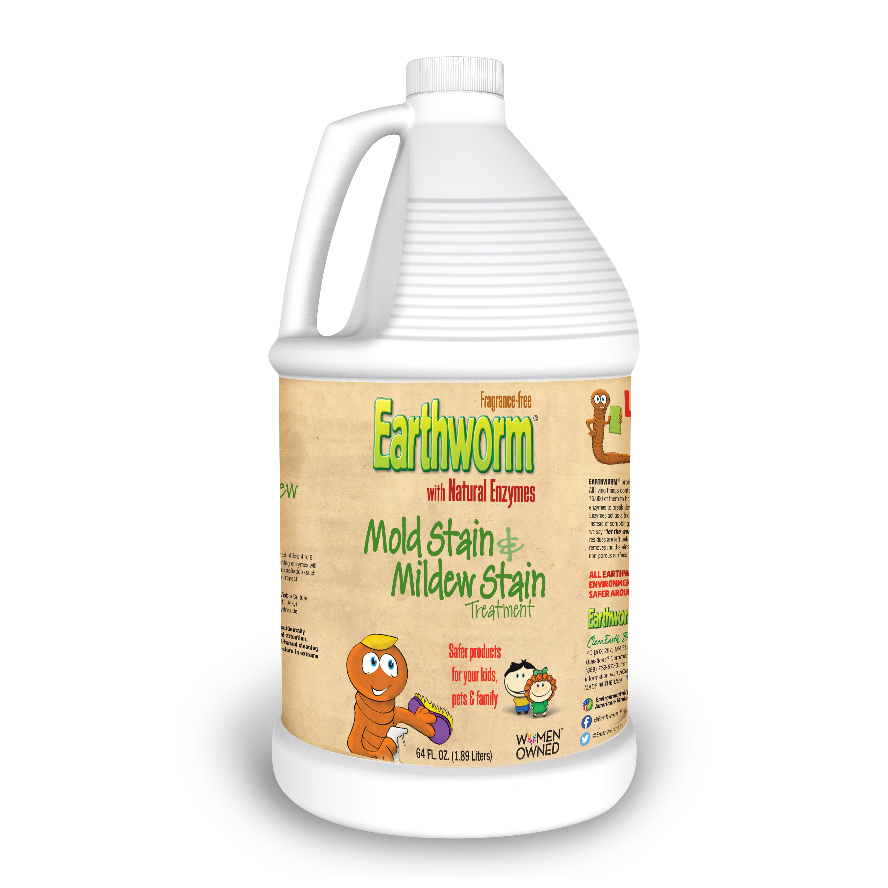 Earthworm Safer Cleaning Products | Earthworm Drain Cleaner