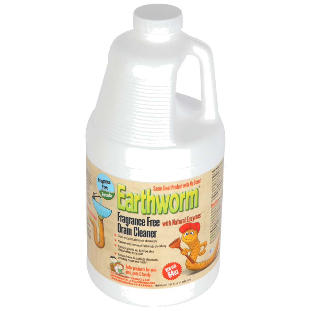 Earthworm Salon & Spa Drain and Sink Cleaner - Drain Opener - Natural Enzymes, Environmentally Responsible, Safer for Pets and Kids - 1 Gallon