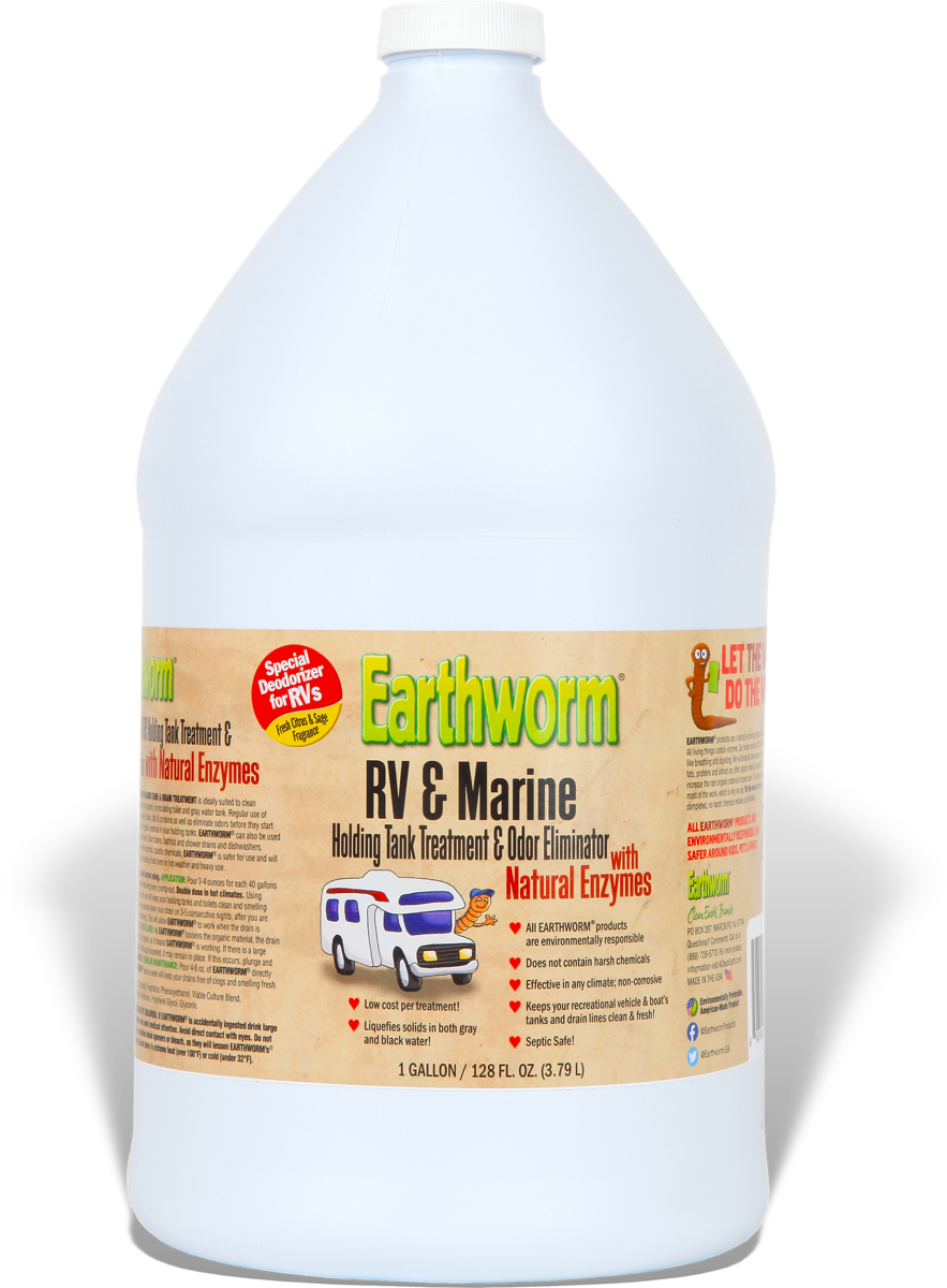 Earthworm® RV & Marine Boat Holding Tank Treatment & Odor Eliminator
