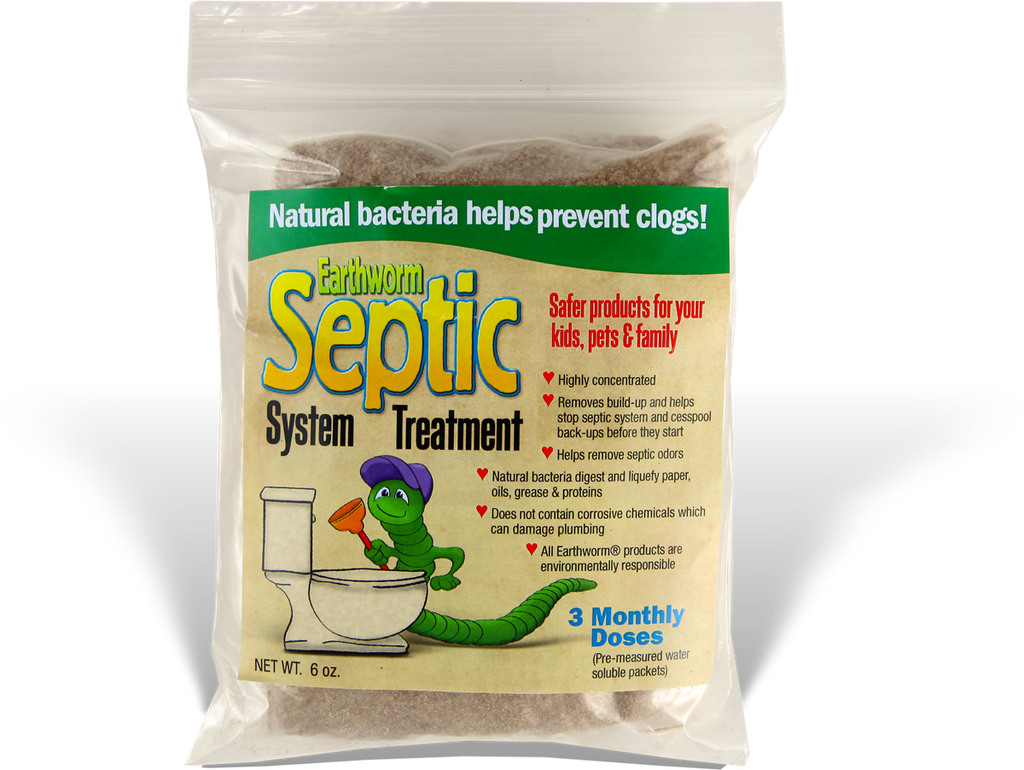 Earthworm® Septic System Treatment Pre-measured doses